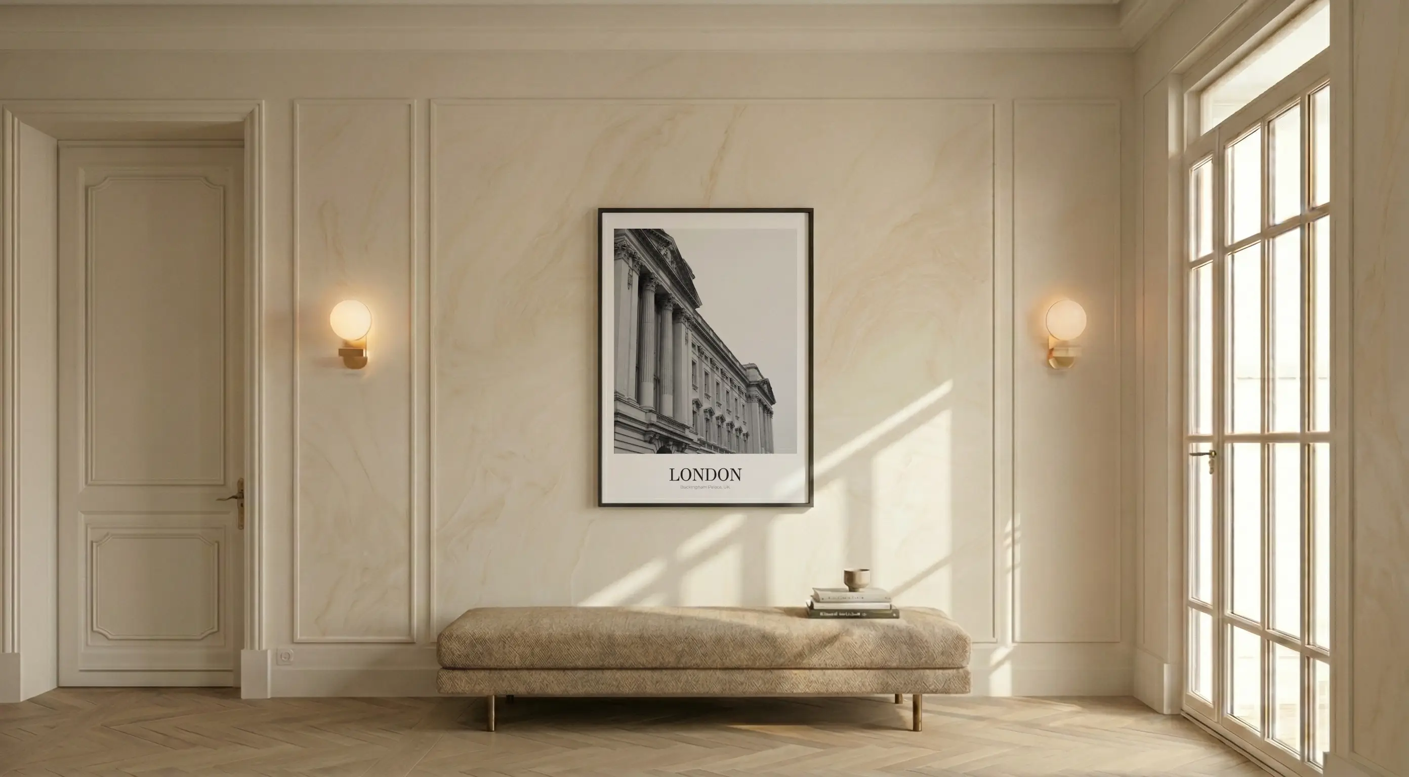 Buckingham Palace - Classic Framed Architecture Print