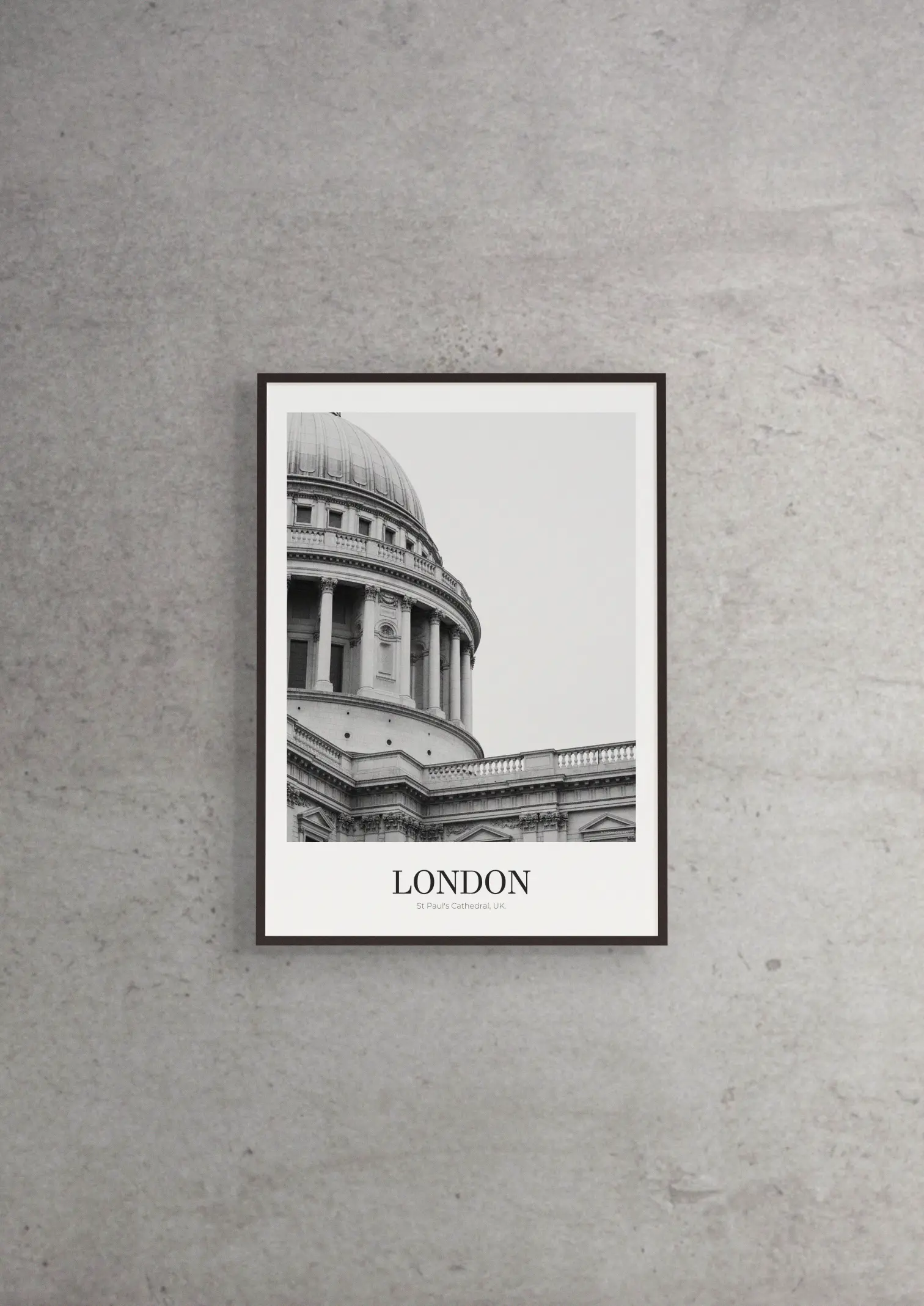 St Paul's Cathedral - Classic Framed Architecture Print