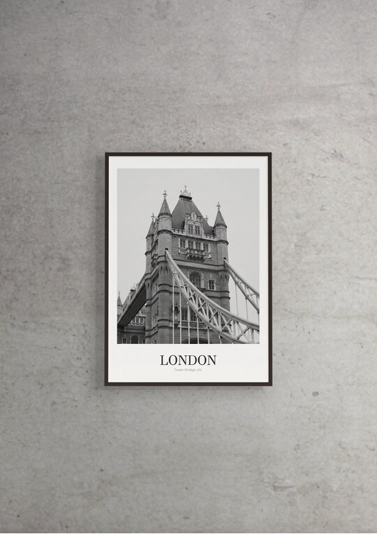 Tower Bridge - Classic Framed Architecture Print