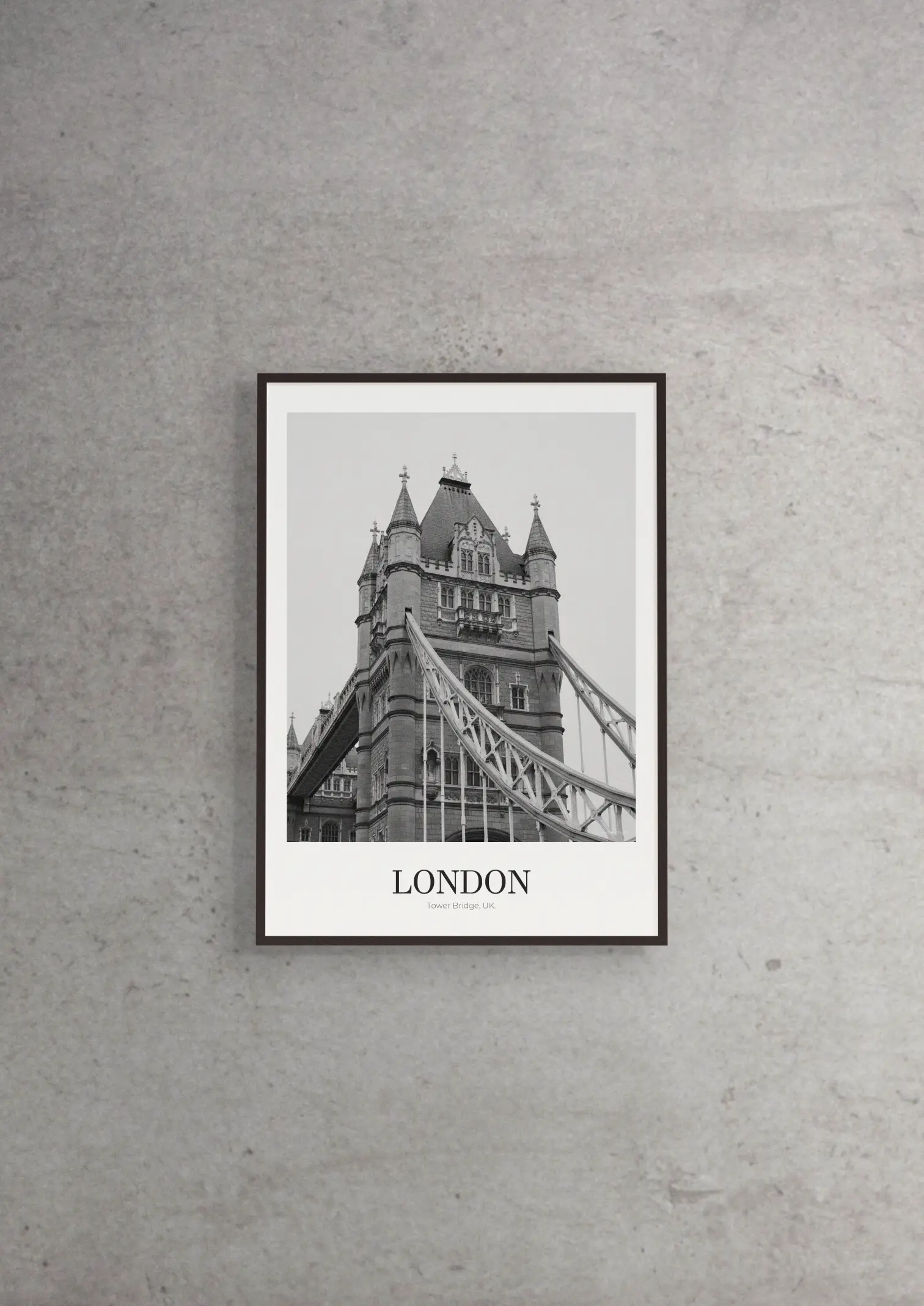 Tower Bridge - Classic Framed Architecture Print