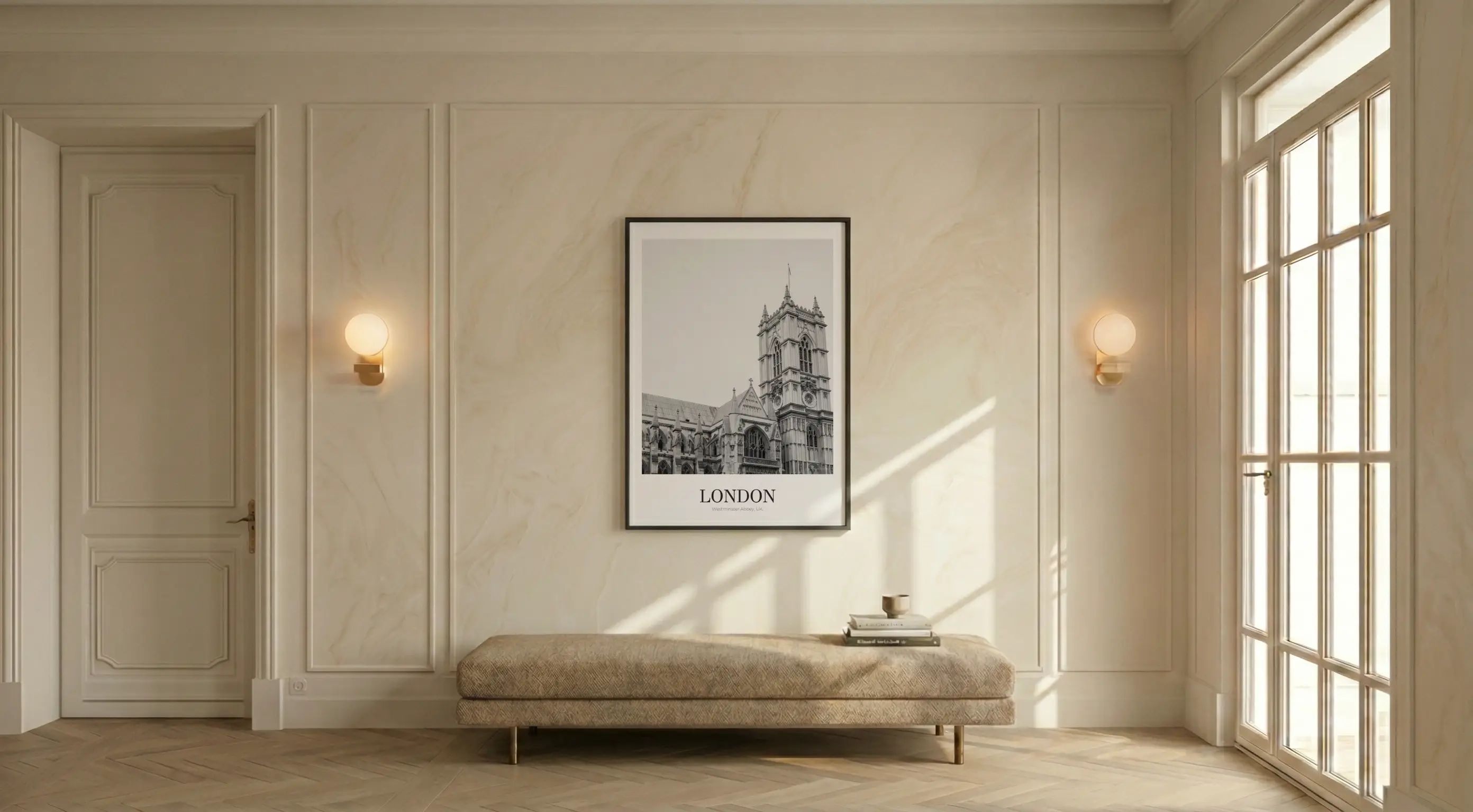 Westminster Abbey - Classic Framed Architecture Print