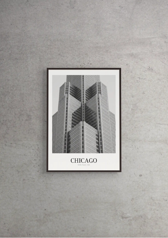 Willis Tower - Classic Framed Architecture Print