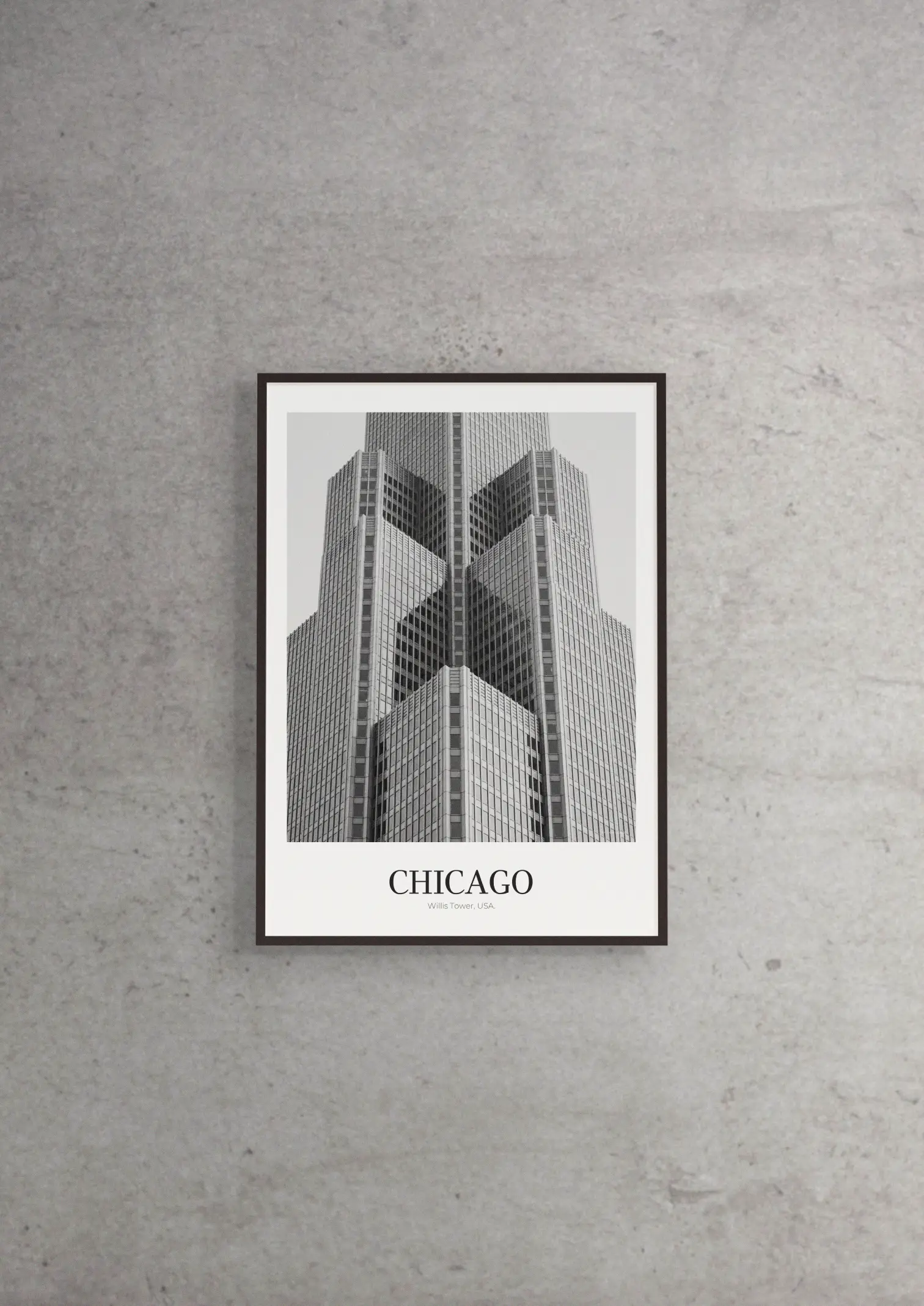 Willis Tower - Classic Framed Architecture Print