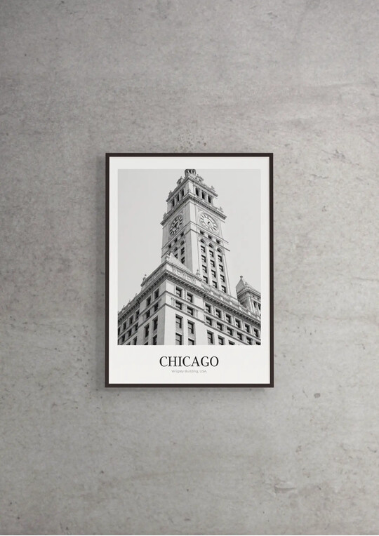 Wrigley Building - Classic Framed Architecture Print