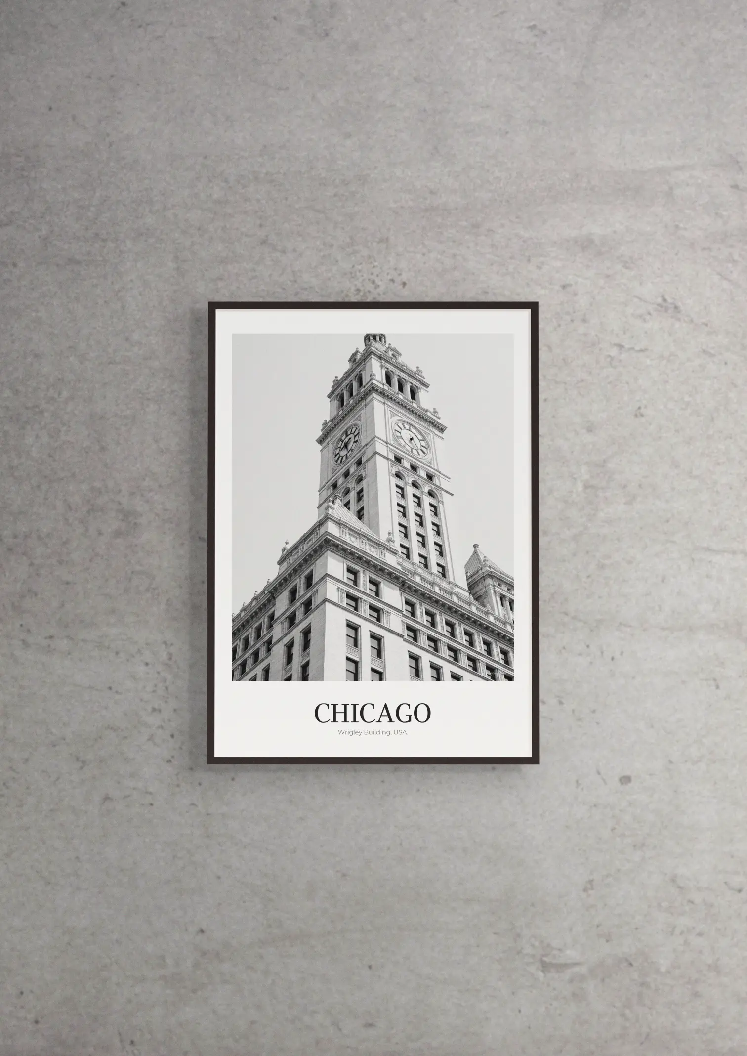 Wrigley Building - Classic Framed Architecture Print