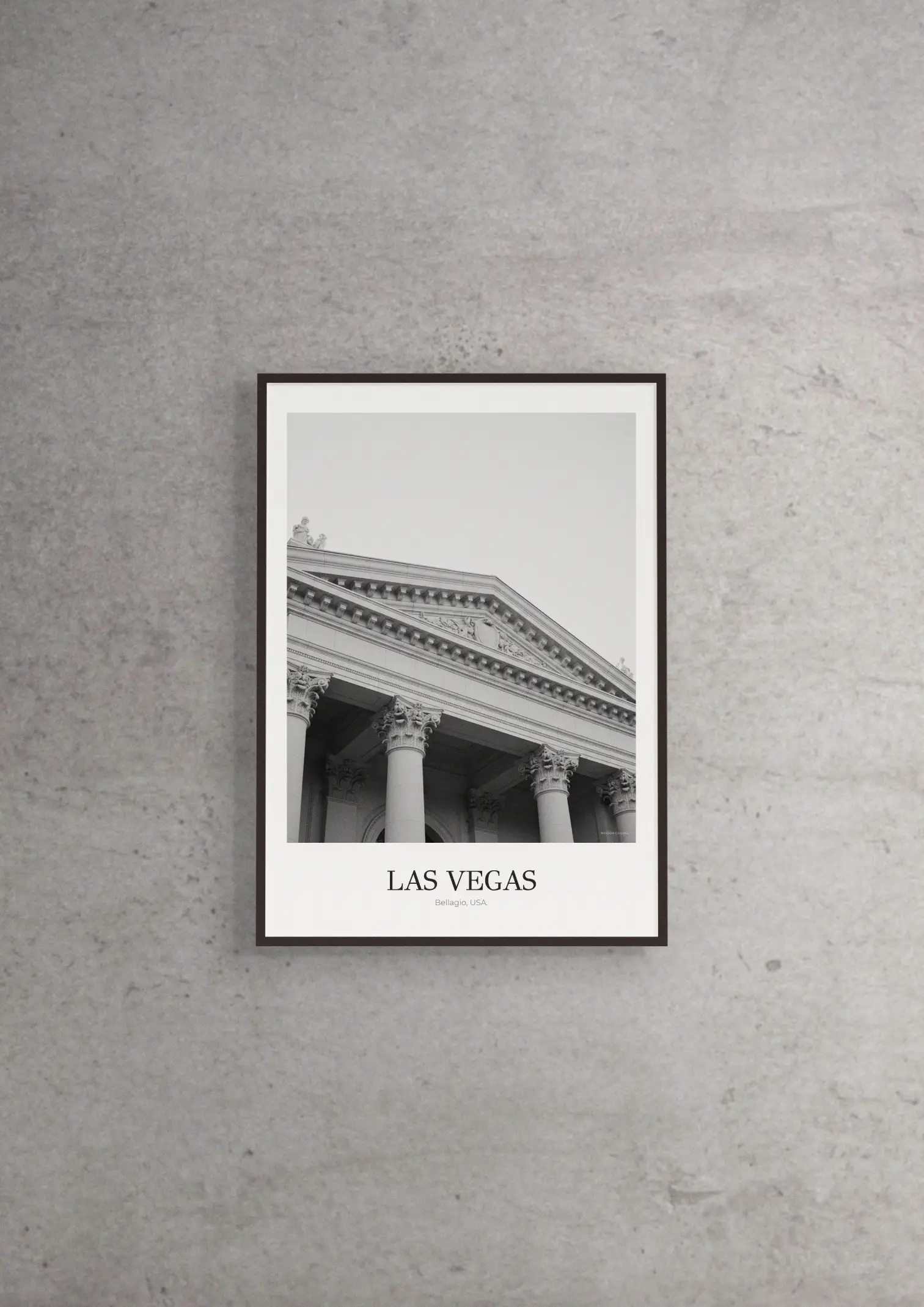 Bellagio - Classic Framed Architecture Print