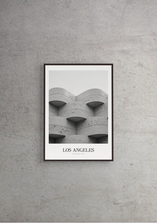 Getty Center - Classic Framed Architecture Print