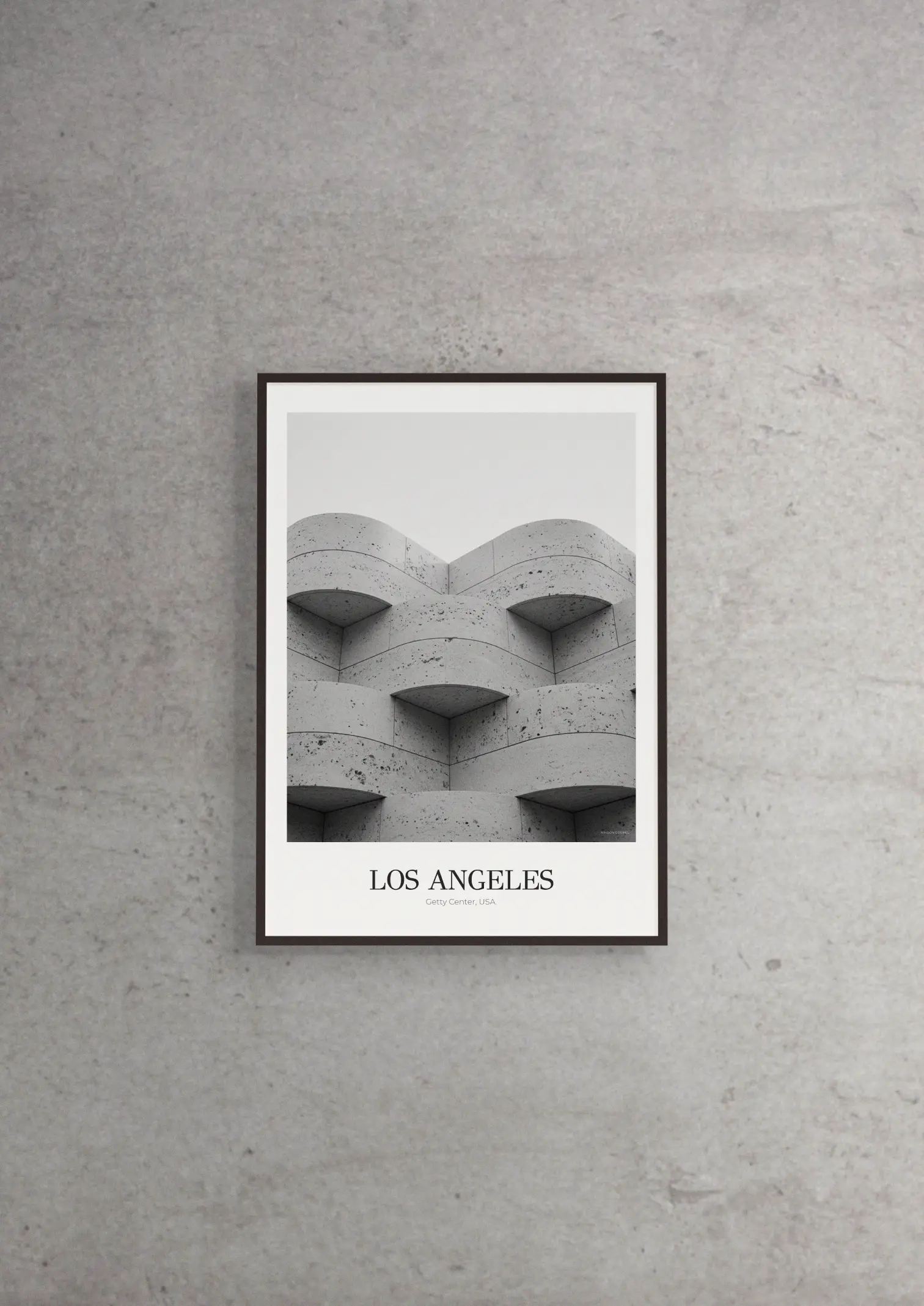 Getty Center - Classic Framed Architecture Print