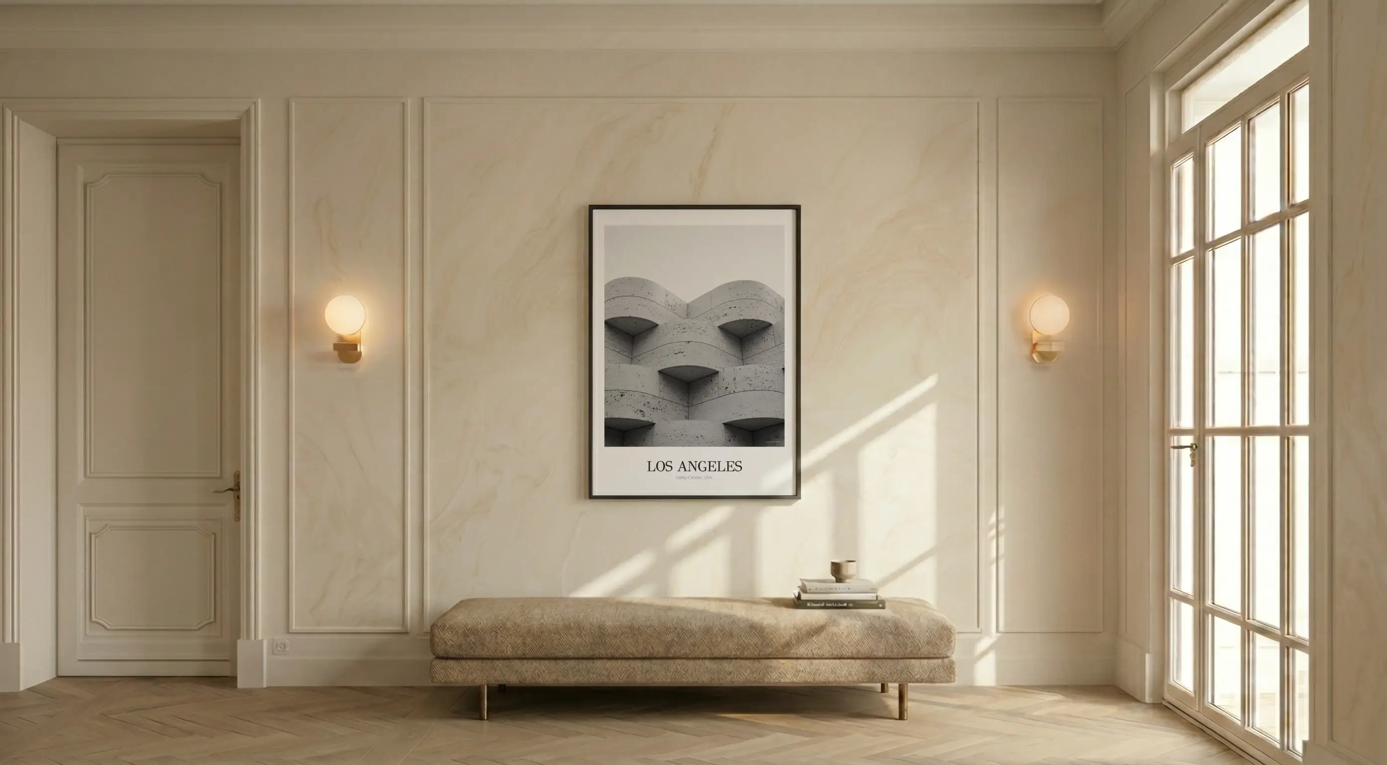 Getty Center - Classic Framed Architecture Print