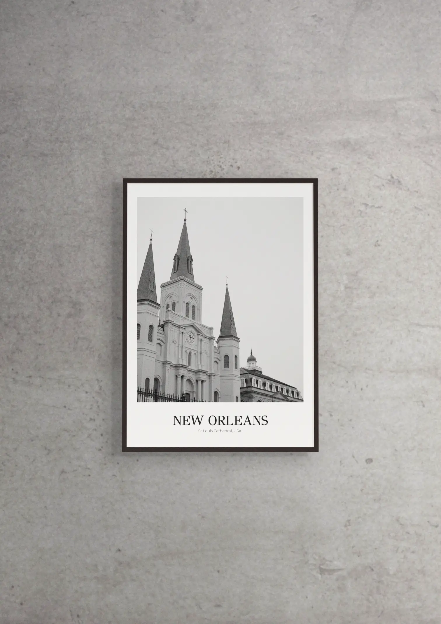 St Louis Cathedral - Classic Framed Architecture Print