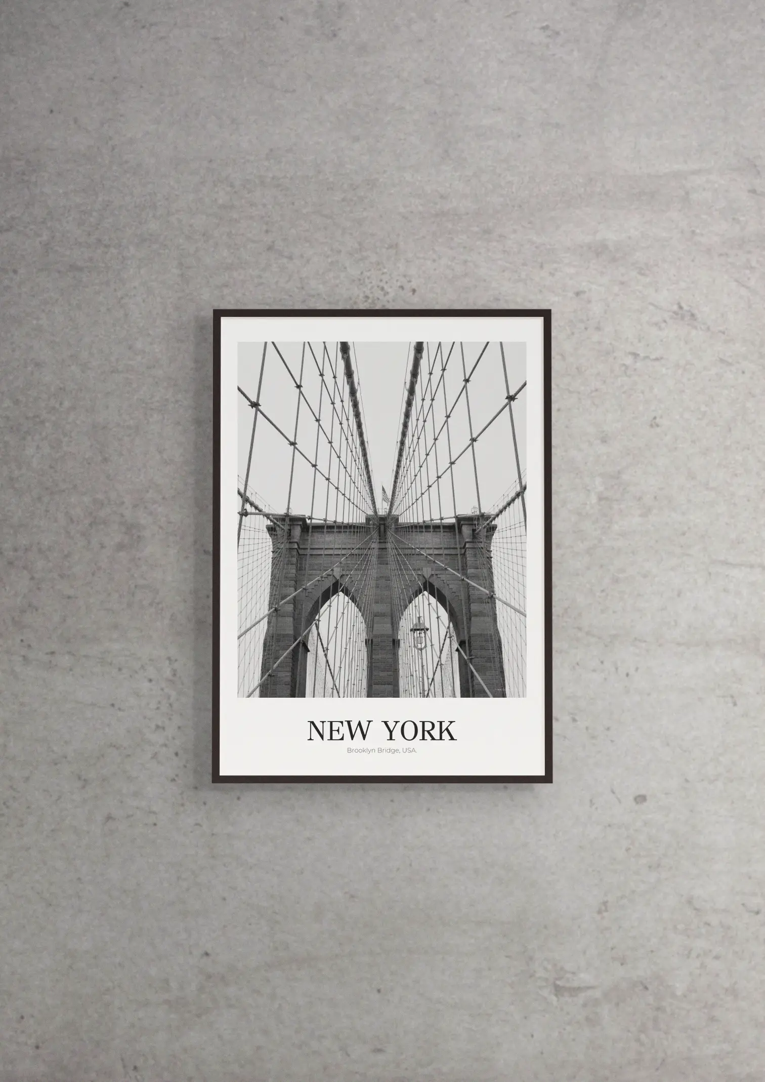 Brooklyn Bridge - Classic Framed Architecture Print