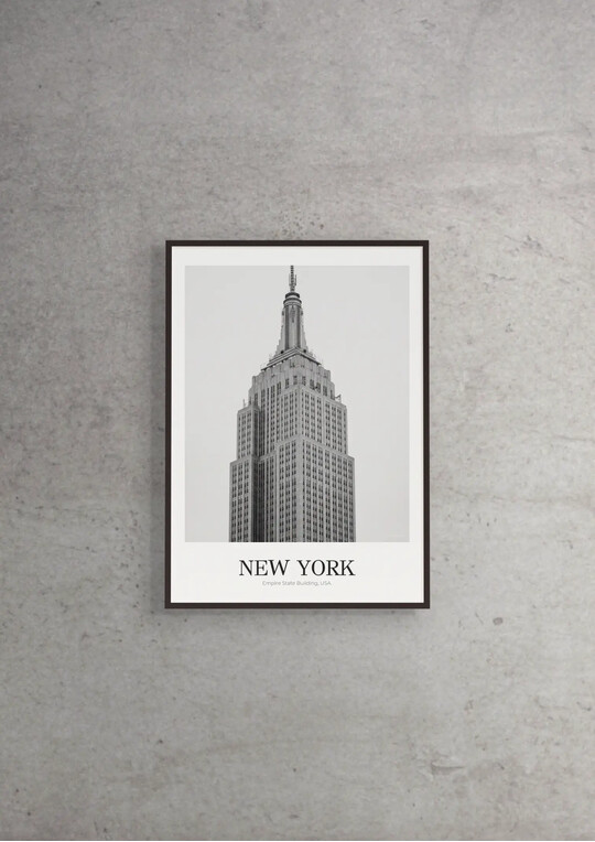 Empire State Building - Classic Framed Architecture Print