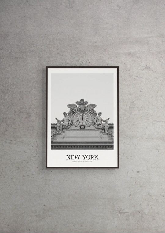 Grand Central Terminal - Classic Framed Architecture Print