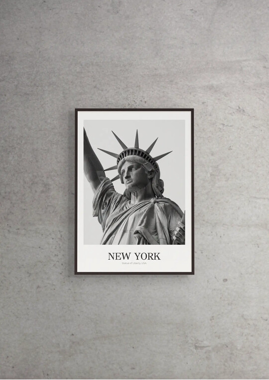 Statue of Liberty - Classic Framed Architecture Print