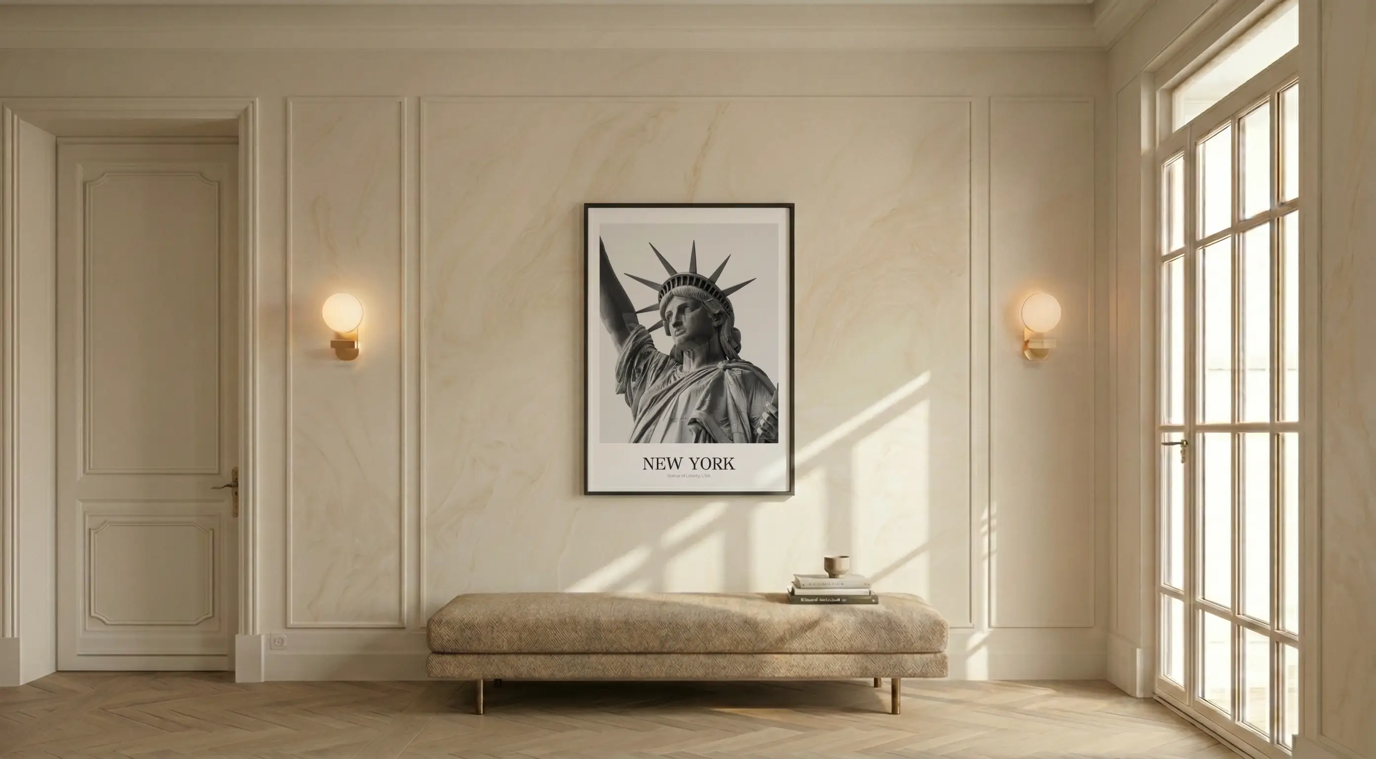 Statue of Liberty - Classic Framed Architecture Print