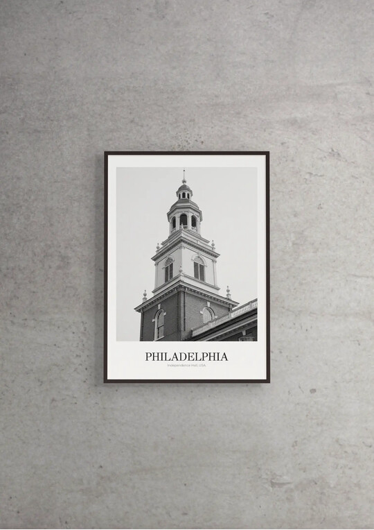 Independence Hall - Classic Framed Architecture Print