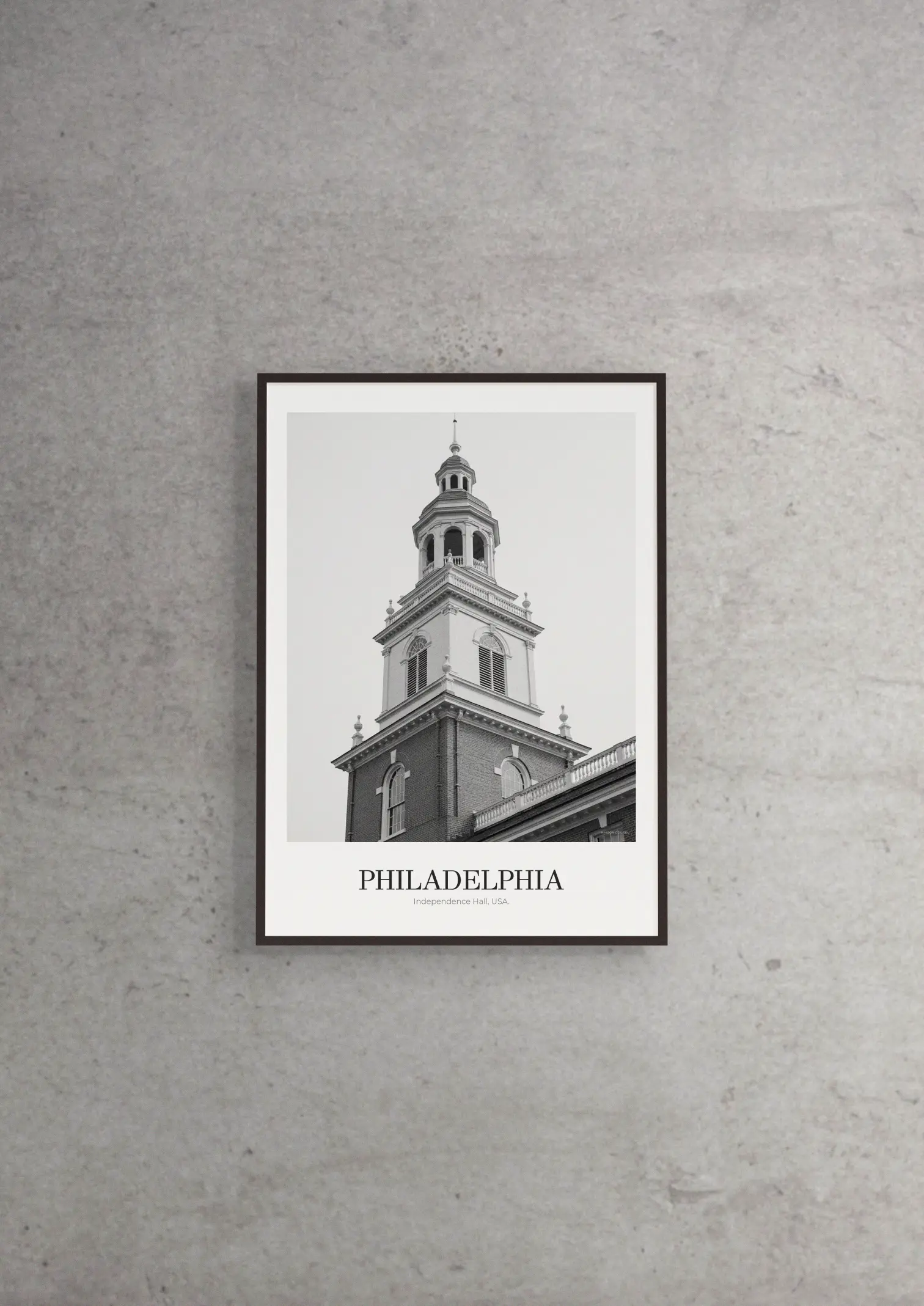 Independence Hall - Classic Framed Architecture Print