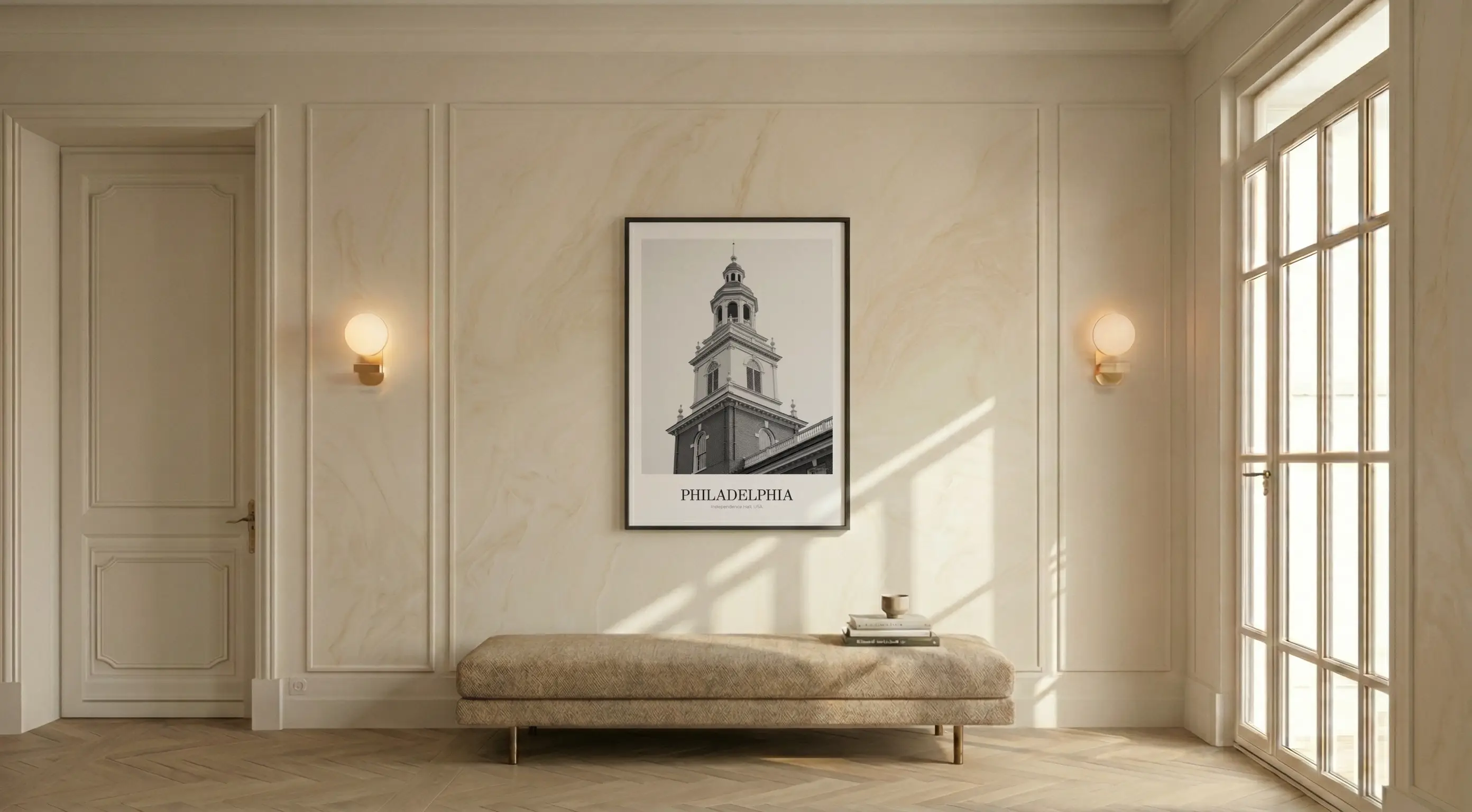 Independence Hall - Classic Framed Architecture Print