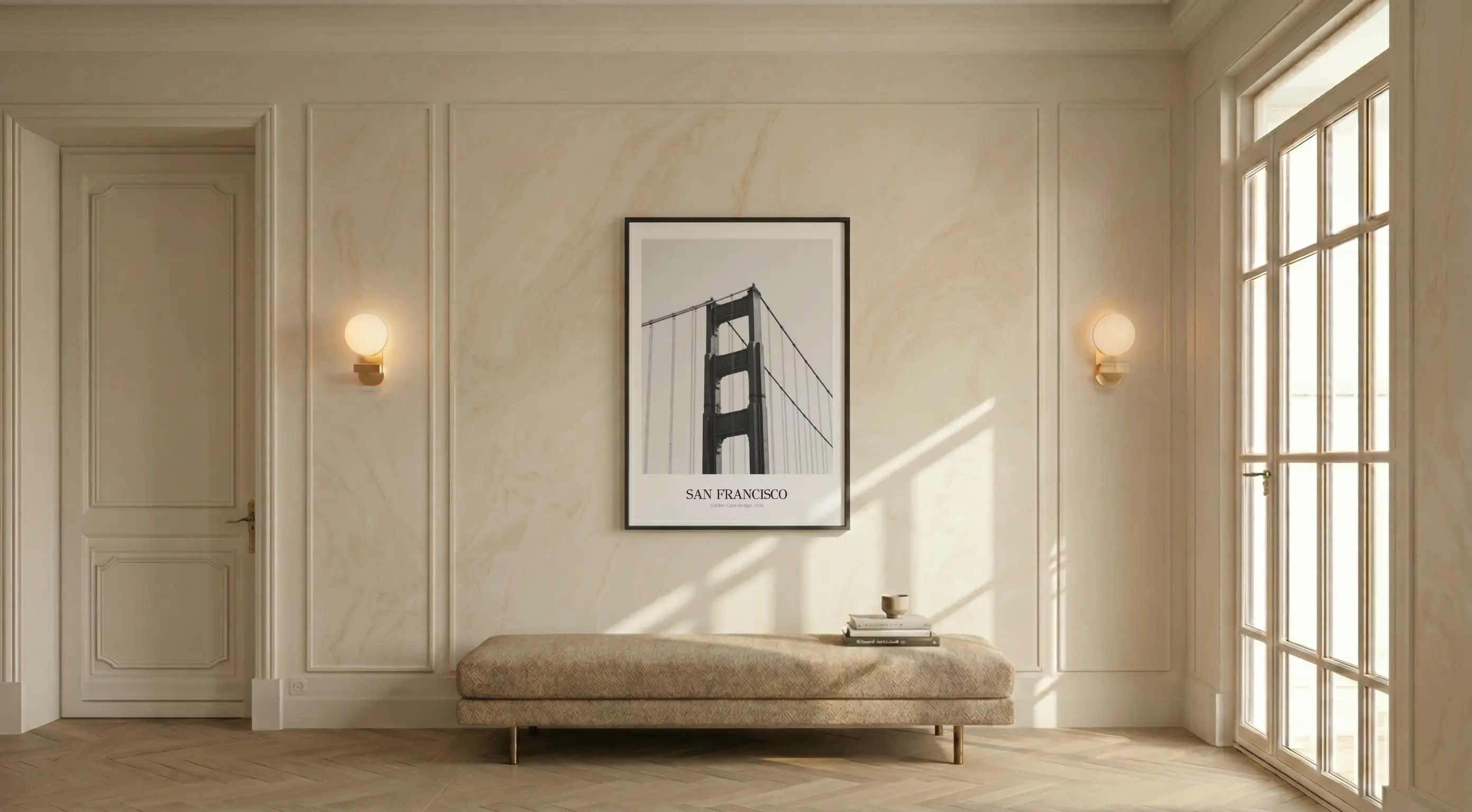 Golden Gate Bridge - Classic Framed Architecture Print