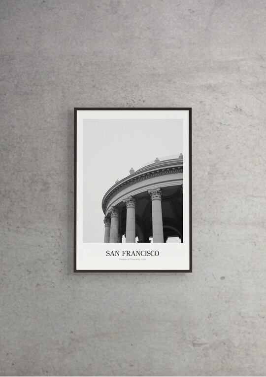 Palace of Fine Arts - Classic Framed Architecture Print