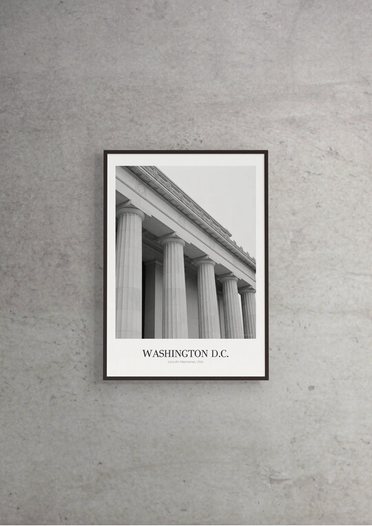 Lincoln Memorial - Classic Framed Architecture Print