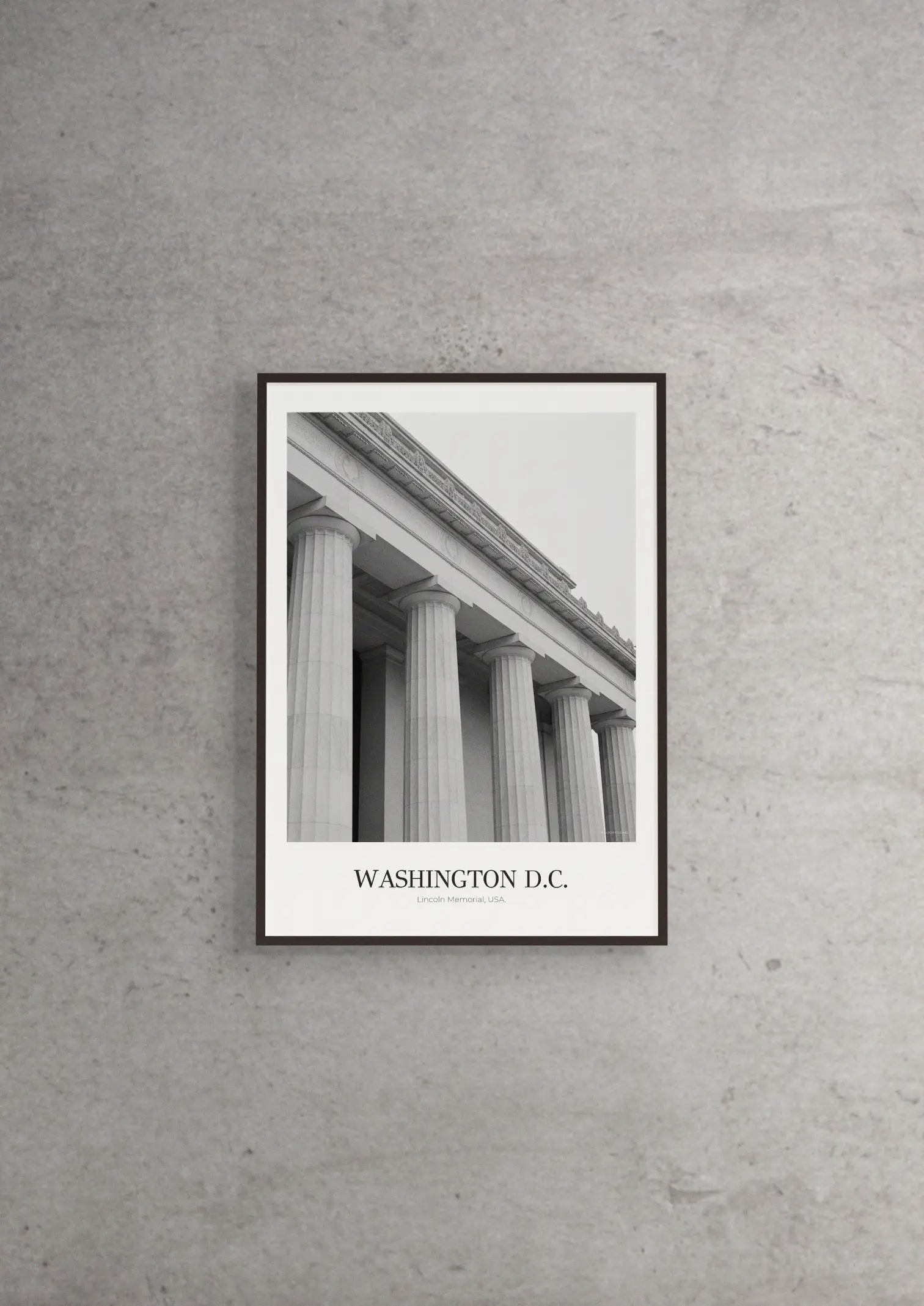Lincoln Memorial - Classic Framed Architecture Print
