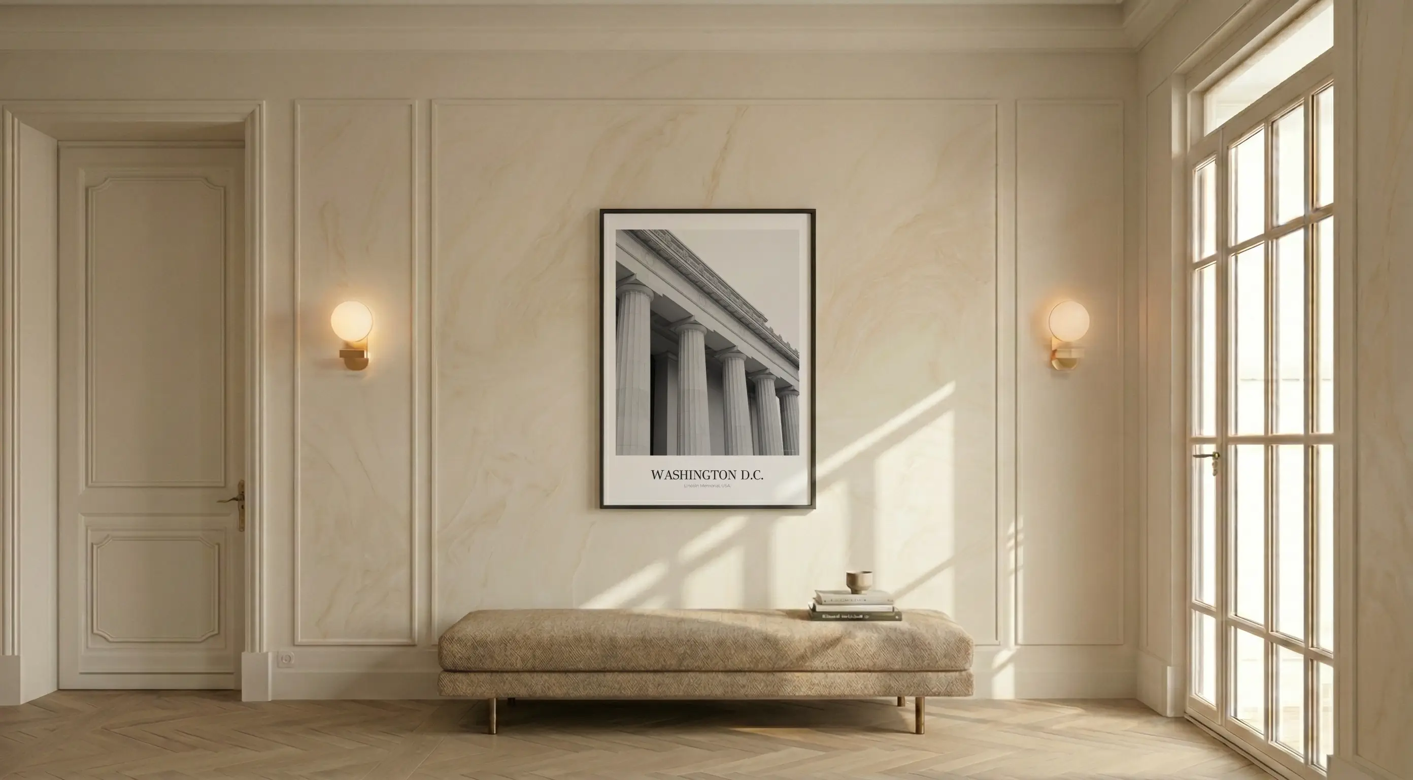 Lincoln Memorial - Classic Framed Architecture Print