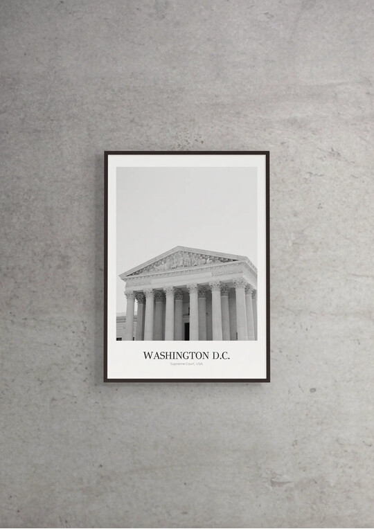 Supreme Court - Classic Framed Architecture Print