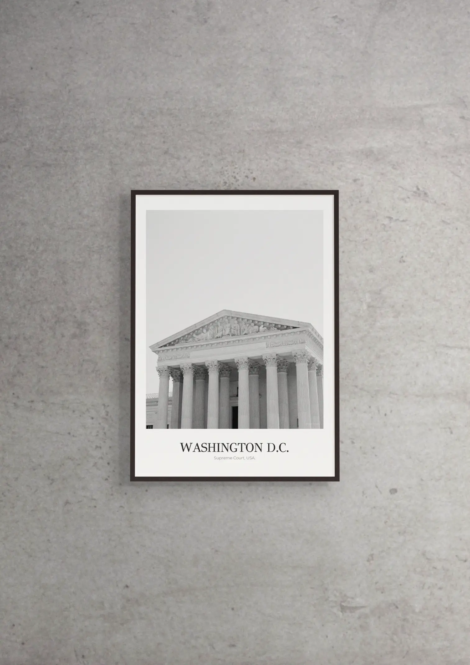 Supreme Court - Classic Framed Architecture Print
