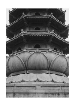 One Pillar Pagoda - Asian Temples Gallery Wall Set